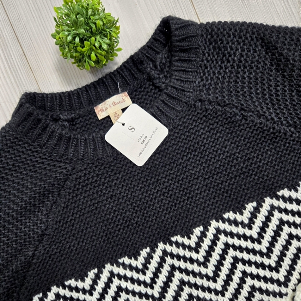 Hem & Thread Fringe Sweater - Picture 3 of 4
